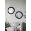 Miroir mural 23,5 "avec cadre en bois noir