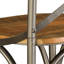 Ordway Solid Wood Bar Stool with Steel Frame