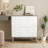 2-Drawer File Cabinet, Lateral Filing Cabinet For A4/Letter/Legal Size, Office Storage Cabinet, Printer Stand With Storage Drawer For Home Office, White & Gray