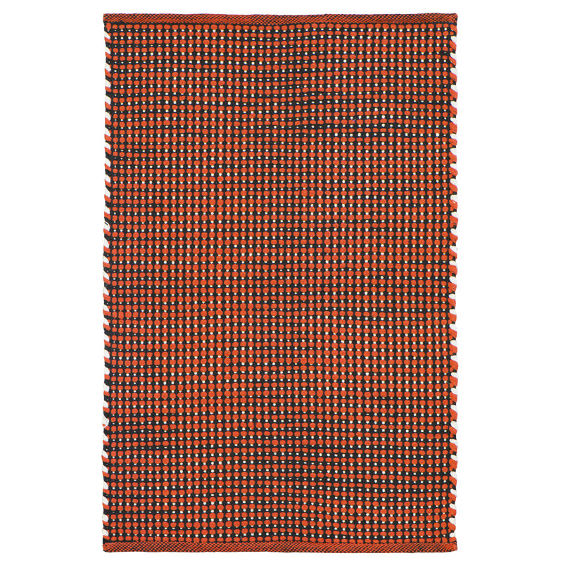 Langer Hand Woven Orange Indoor Rug, Runner 60cm x 220cm