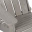 Chaise Adirondack pliante en bois pour l'extérieur