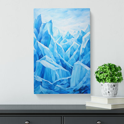 Glacier Cubism - No Frame Print