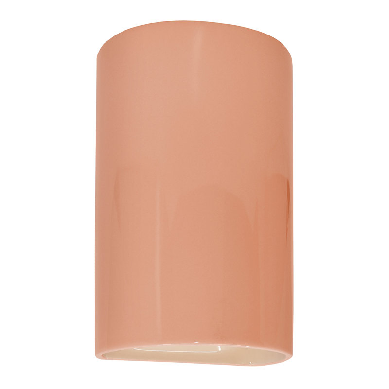 Applique murale en céramique Ambiance, Rosé brillant