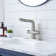 Single Hole Faucet Single-handle Bathroom Faucet with Deck Plate and Digital Display