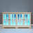 4-Door LED Curio Cabinet with Adjustable Shelves-1289160286