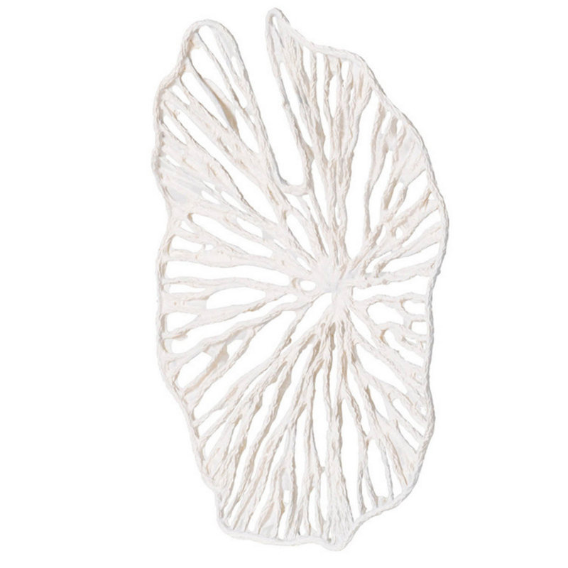 Décoration murale moderne l 15,7 po x H 16,1 po, brise botanique blanche, H 16,1 po x l 15,7 po x P 2 po
