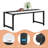 Metal Base Dining Table-1868474882