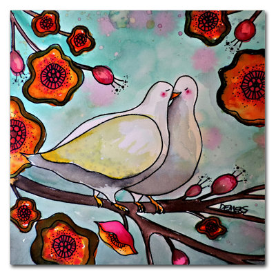 «Le Temps Des Cerises» par Breagh, impression sur toile tendue