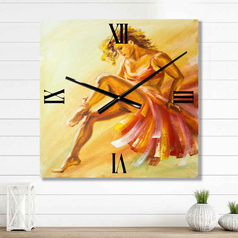 Horloge murale flamenco, Grand