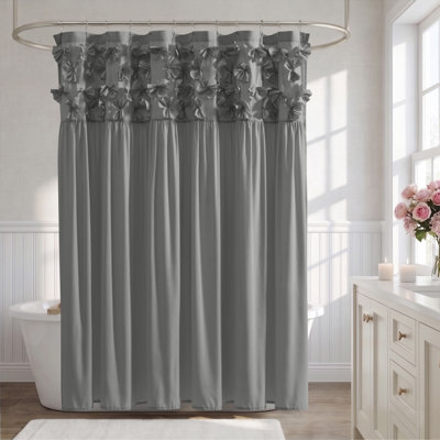 Rideau de douche Luxury Luxury Butterfly Flower