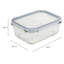  Contenant alimentaire en verre borosilicaté de haute qualité de 640 ml