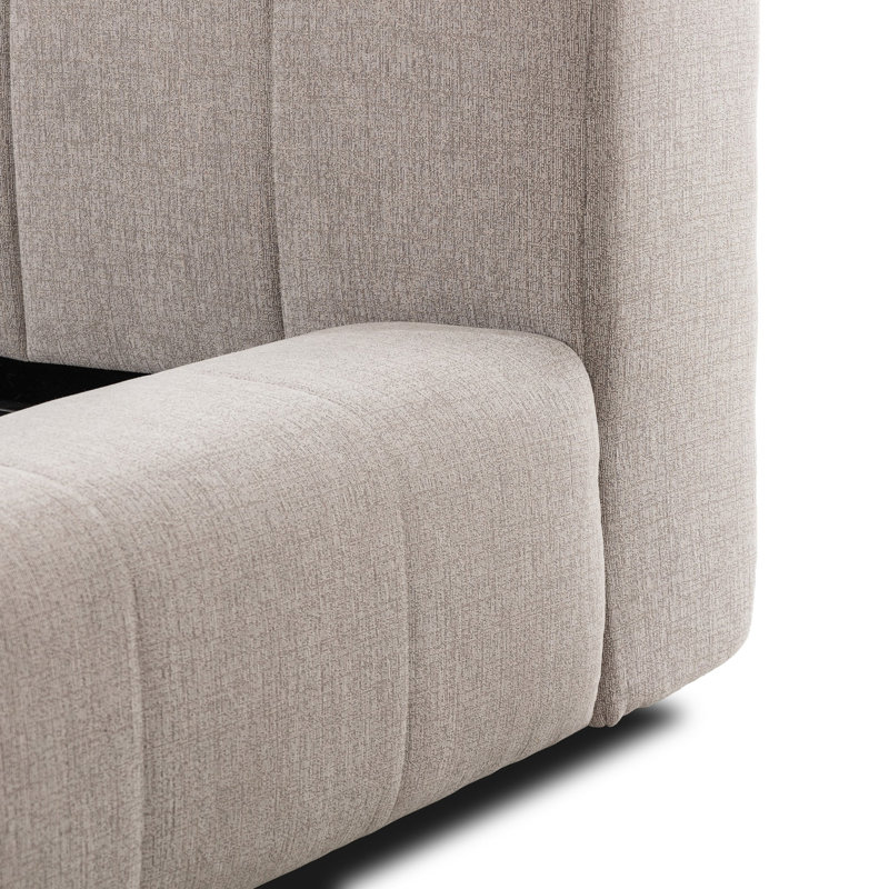 Langham Upholstered Bed, King, Napa Sandstone