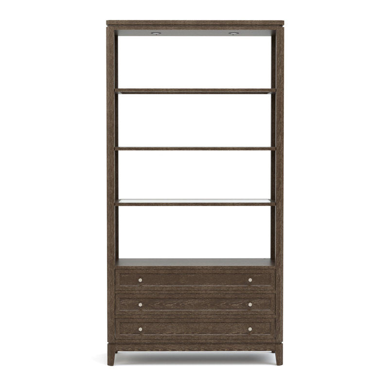 Maidstone Solid Wood Bookcase, Pier