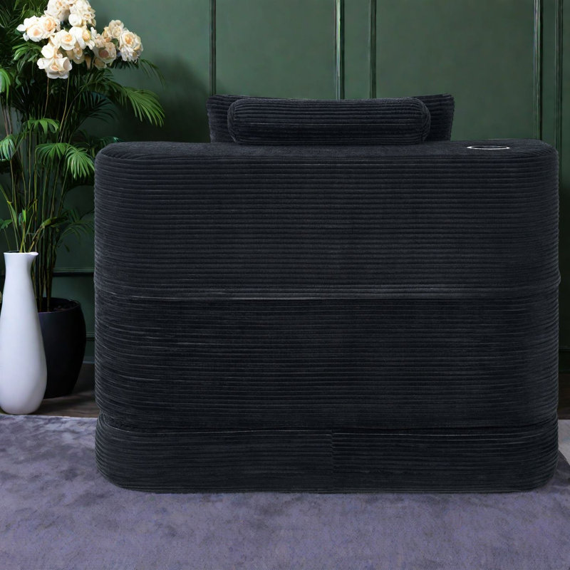 Multifunctional Compression Sofas, Corduroy Modern Compact Home Office