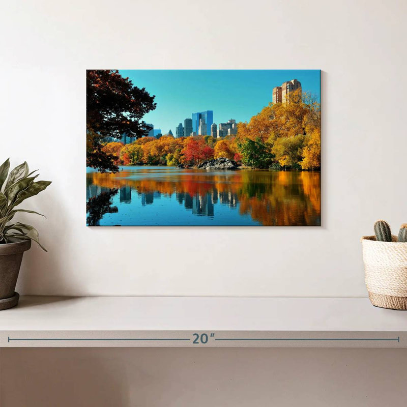 Rorry Central Park In Fall, 8" H x 12" W