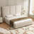 Morghen Upholstered Platform Bed With Extra High Headboard And 2 Extra Large Capacity Drawers-2059047997-2059047998