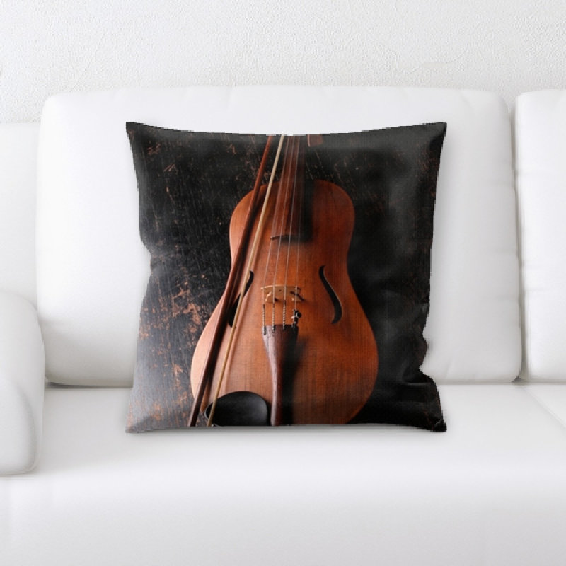 Microsuede Reversible Throw Pillow
