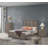 Wooden Panel Platform Bed