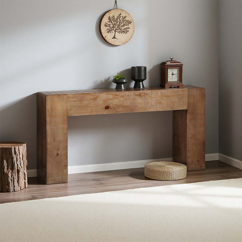 Console Minimalist, Bois naturel