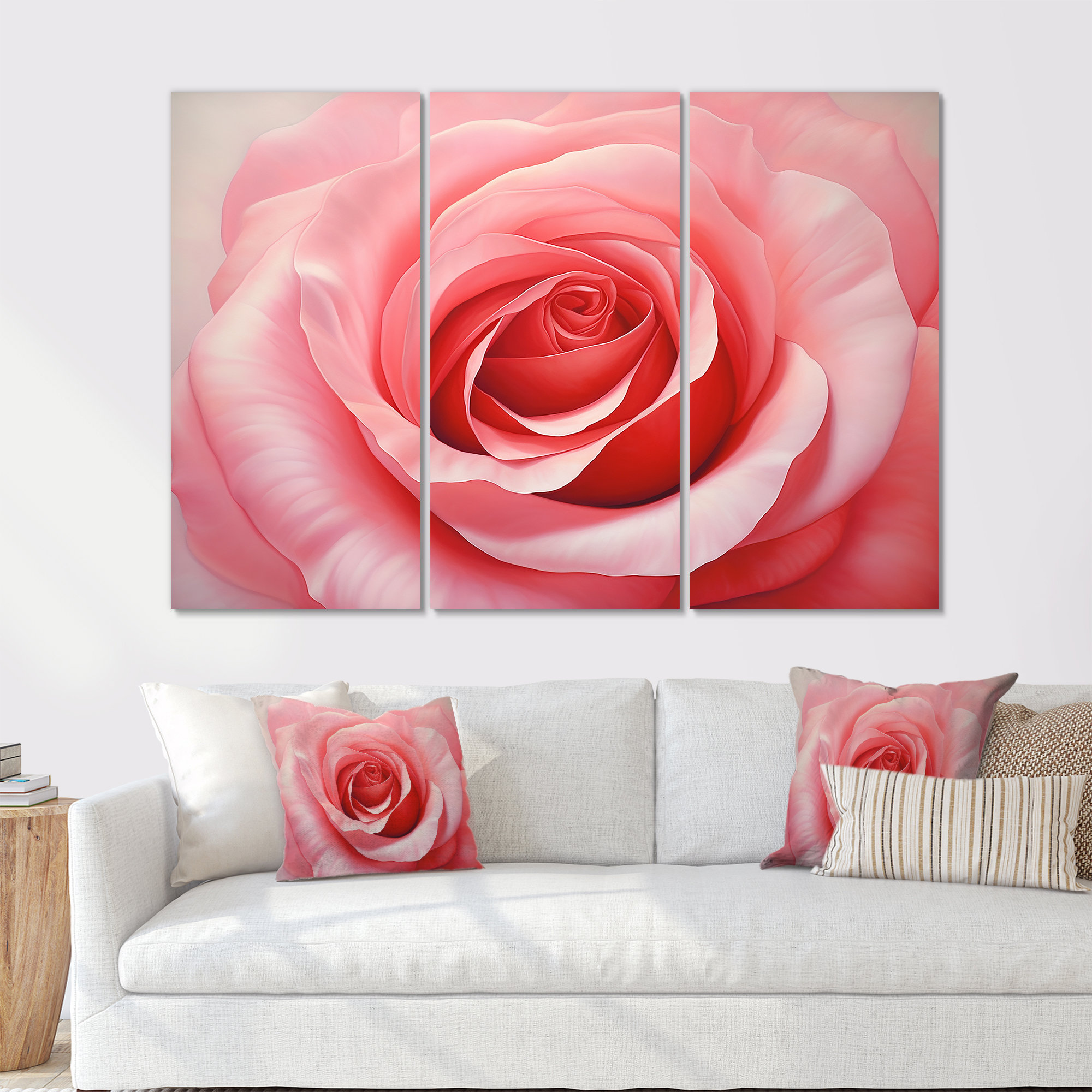 Latitude Run® Red Roses Resonance I - Roses Wall Art Set | Wayfair