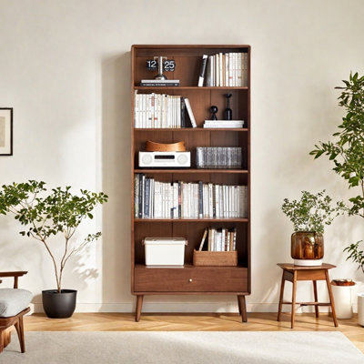 Vintage home living room bookcase