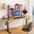 37’’ Desktop Bookshelf, 3-Tier Desk Storage Organizer, Multipurpose Wood Desktop Rack-328754093