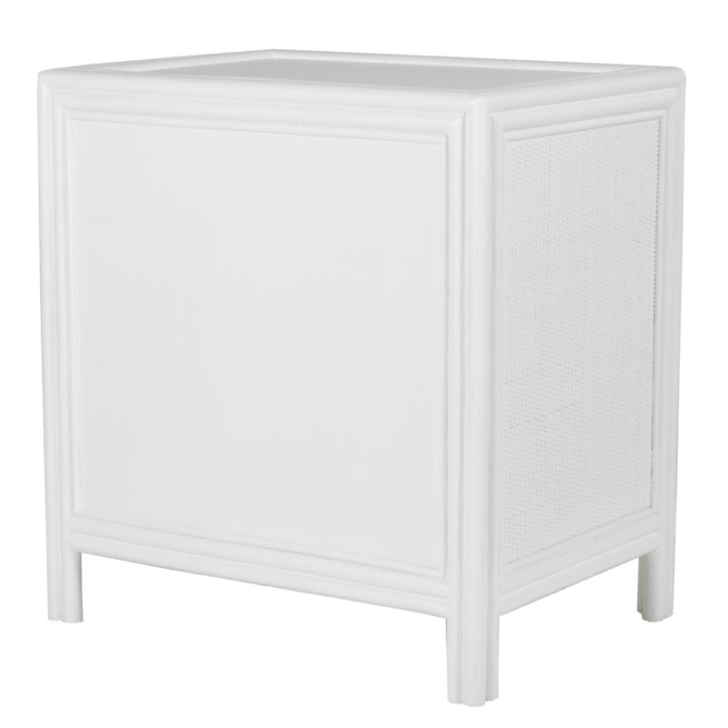 Aruba 1 - Drawer Nightstand, White