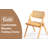 Wood Armless Folding Chairs(Set Of 2)-381314659