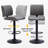 Adjustable Swivel Upholstered Bar Stools Counter Stools (Set of 2)-1093358747-1093358750