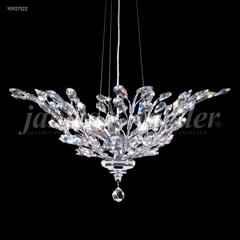 Luminaire suspendu de la collection Florale, Strass Swarovski