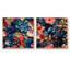 Sprimont - Ensemble de 2 collages floraux et botaniques carrés-101861664-101861663