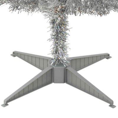 Hashtag Home Tinsel Trees Lighted Pine Christmas Tree & Reviews | Wayfair