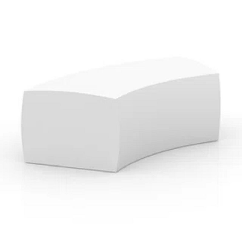 Et banc de pique-nique en plastique, Blanc