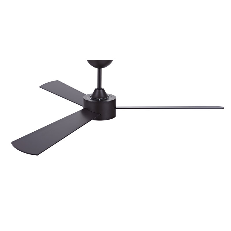 52" Tora 3 - Blade Standard Ceiling Fan with Remote Control, Oil Rubbed Bronze