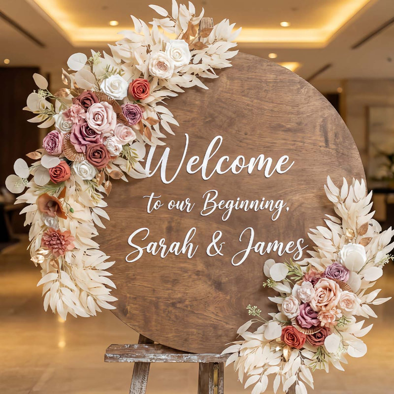 Bouquet de mariage, Beige