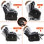 Fauteuil de massage inclinable électrique en similicuir
