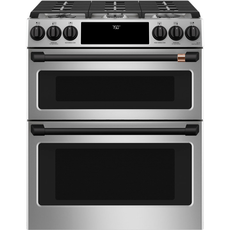 Front Control Gas Range Handle Kit, Flat Black