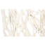 Cast Entwined Rectangular Wall Root, Faux Bleached