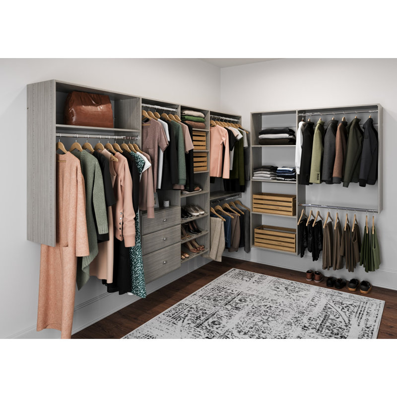 Grid 120'' Corner System (Can Be Cut To Fit), Weathered Gray