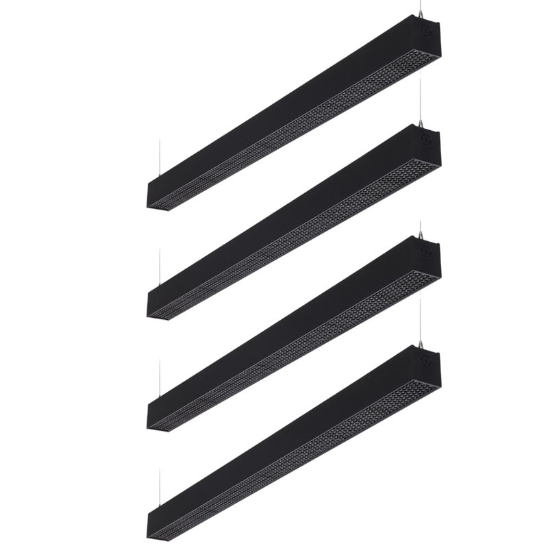 4FT 40W 3CCT Dimmable Anti-Glare Honeycomb Linear Light, 3000K/4000K/5000K Selectable