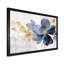 Hibiscus bleu et blanc, fleurs d'harmonie tropicale I - art mural floral-74751210-74751209