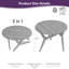 Table basse 2-en-1 Modern Modern