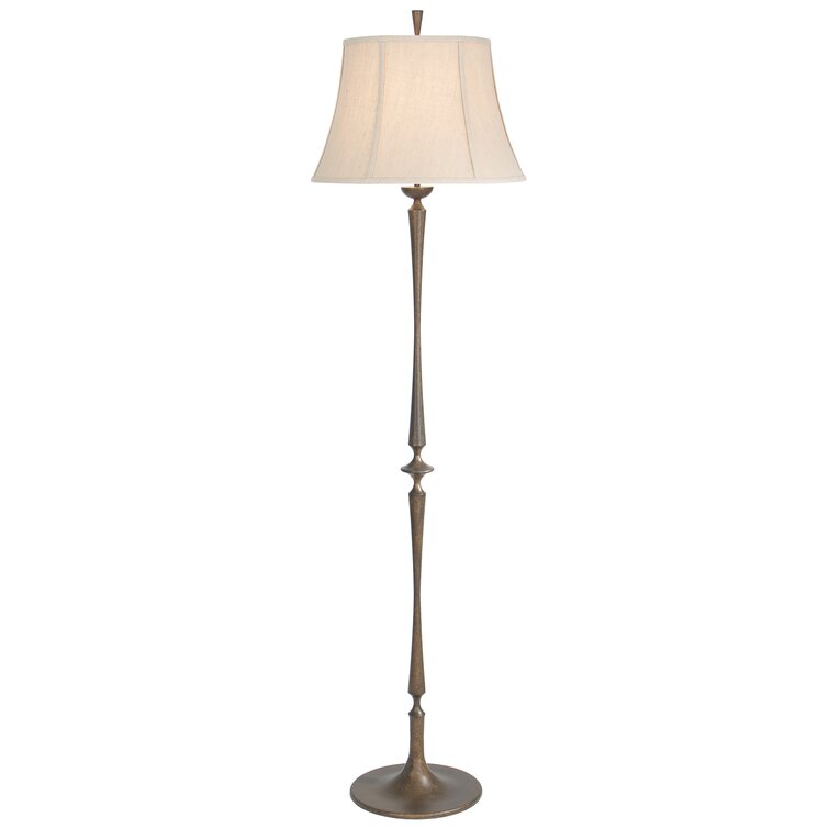 The Natural Light Spindle 69'' Bronze Traditional Floor Lamp | Wayfair