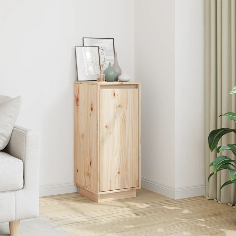 Gracilyn 31.5cm Solid Wood Sideboard, Brown