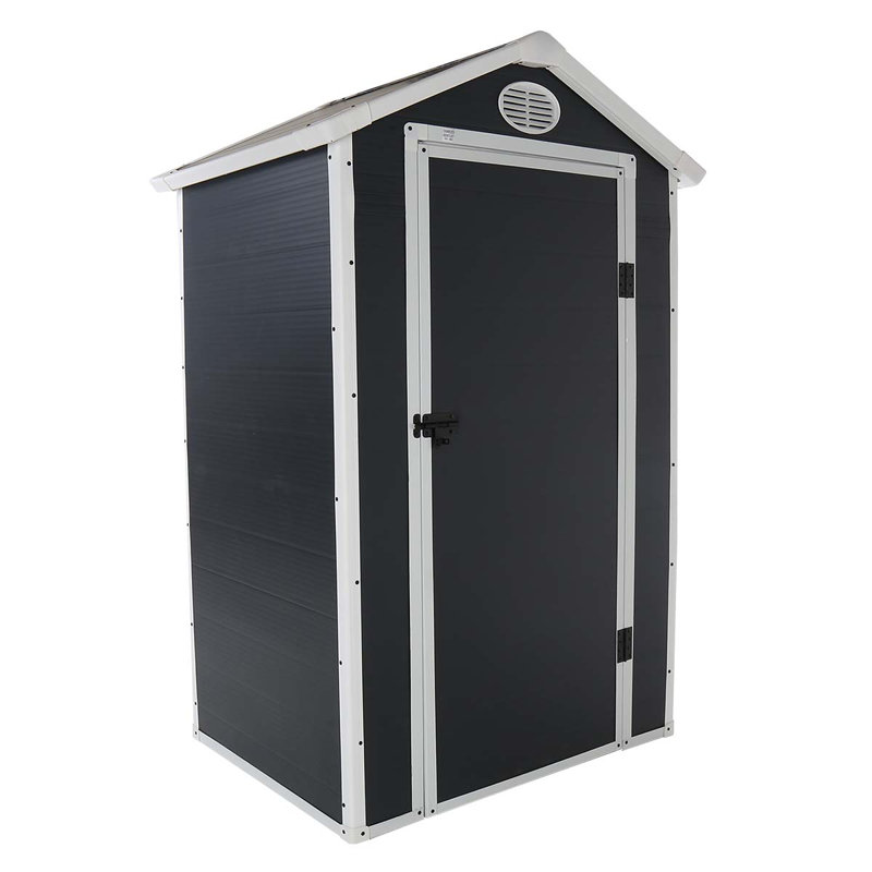 Abdulahad 4.4 ft. W X 3.4 ft. D Plastic Tool Shed