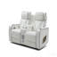Causeuse inclinable, blanc
