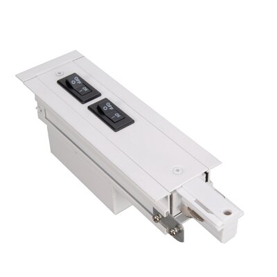 Recessed Flanged Current Limiter Track -  WAC Lighting, WEDL-RT-2A-WT