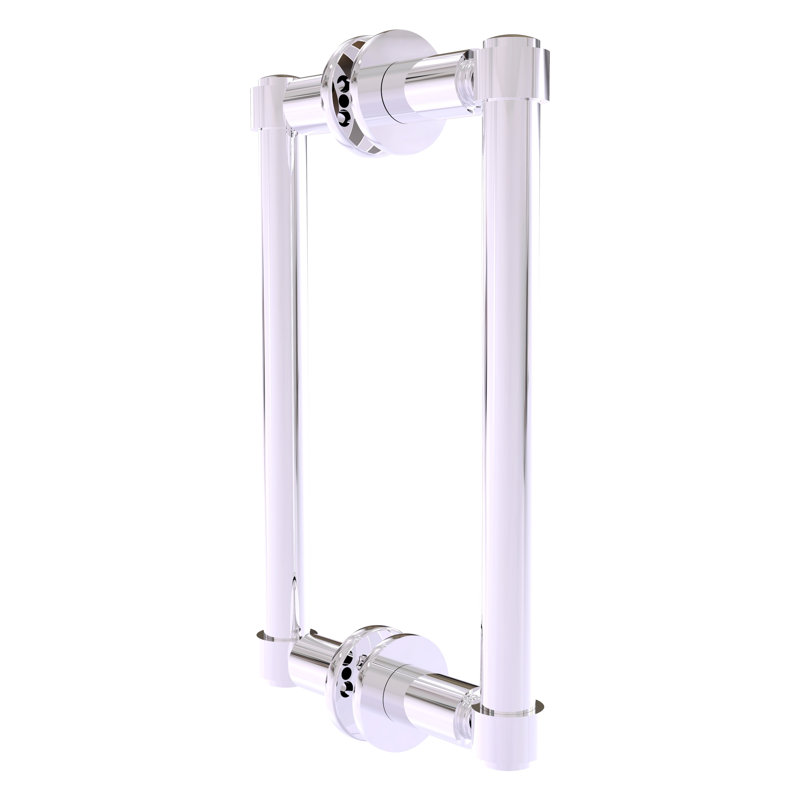 Polished Chrome Solid Brass Shower Door Pull Handle