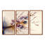 Rose et prune cerisier en fleurs III - ensemble d'art mural moderne sur toile-88084284-88084285