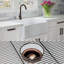 Luxury 33" L x 20" W Dual Mount Kitchen Sink with Basket Strainer-84381530